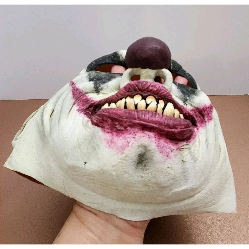 Horror Clown Mask Scary Evil Killer Halloween Cosplay Mask Creepy Scary Demon